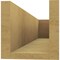 Ekena Millwork 6in. W x 6in. H x 28in. L Block Woodgrain TimberThane Rafter Tail, Primed Tan RFTUR06X06X28BLKRCPR - alternate 4